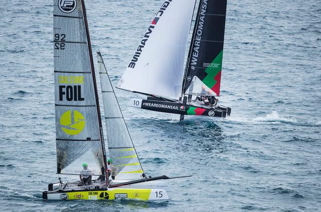 12 teams battled it out in the Flying Phantom Series, Barcelona, where eight races were sailed - Extreme Sailing Series © Lloyd Images http://lloydimagesgallery.photoshelter.com/